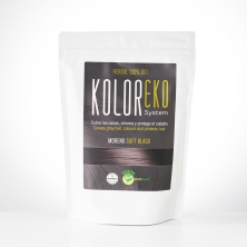 KOLOREKO Tinte natural MORENO de aplicación única – Coloración 100% vegetal y ecológica