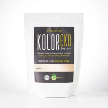KOLOREKO Tinte natural RUBIO EXTRA CLARO de aplicación única – Coloración 100% vegetal y ecológica