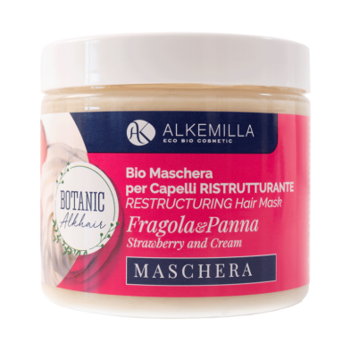 ALKEMILLA Mascarilla capilar natural Reestructurante - Fresas con Nata