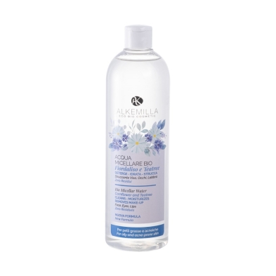 ALKEMILLA Agua Micelar natural de Lirio y Árbol del Té - piel joven o grasa