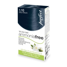 AMMONIA FREE – Tinte NEGRO AZULADO 1.10  con reflejos azulados – sin amoniaco