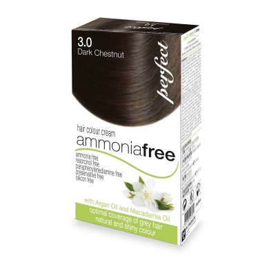 AMMONIA FREE – Tinte CASTAÑO OSCURO 3.0  con reflejos naturales – sin amoniaco