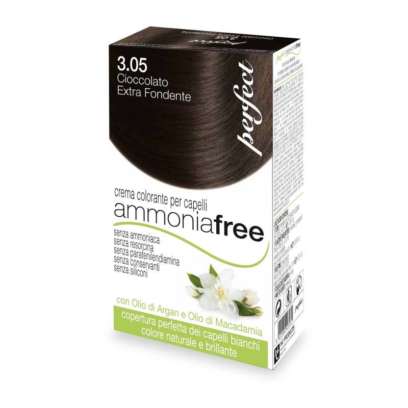 AMMONIA FREE – Tinte CASTAÑO OSCURO CHOCOLATE 3.05  con reflejos naturales – sin amoniaco