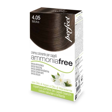 AMMONIA FREE – Tinte CASTAÑO MOKA 4.05  con reflejos naturales – sin amoniaco
