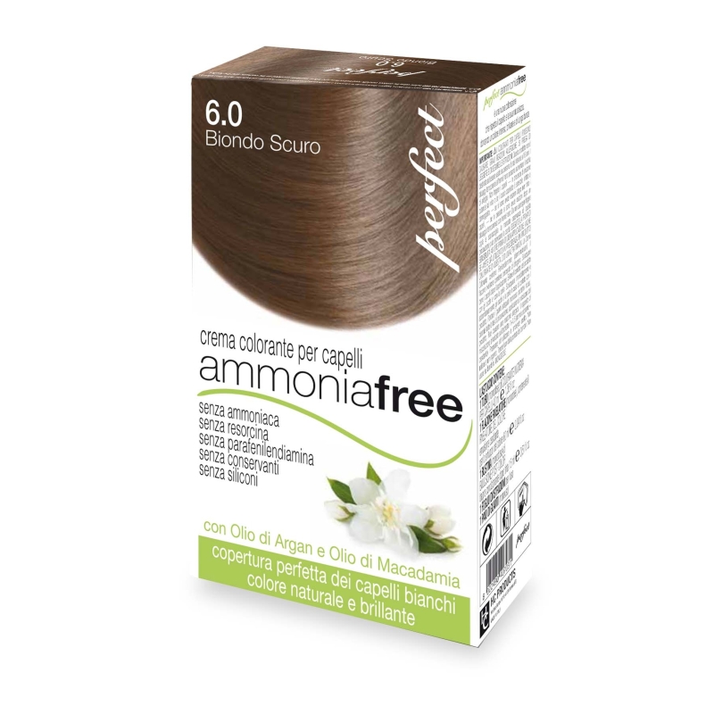 AMMONIA FREE – Tinte RUBIO OSCURO 6.0  con reflejos naturales – sin amoniaco