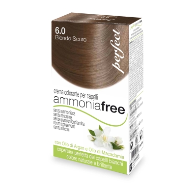 AMMONIA FREE – Tinte RUBIO OSCURO 6.0  con reflejos naturales – sin amoniaco