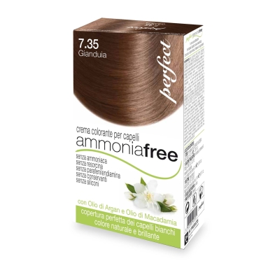 AMMONIA FREE – Tinte AVELLANA 7.35  con reflejos dorados – sin amoniaco