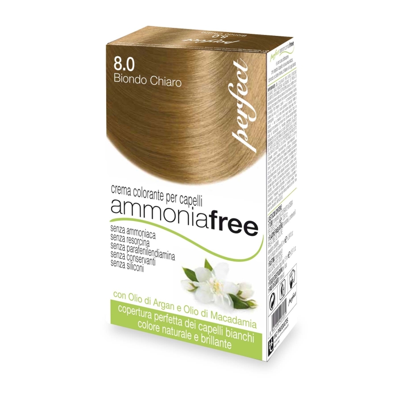 AMMONIA FREE – Tinte RUBIO CLARO 8.0  con reflejos naturales – sin amoniaco