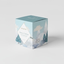 BIOCENTER Vela natural de cera de soja – ABETO Y VERBENA, calma, refresca, aclara la mente y mejora el humor - 200 g (40 horas)