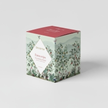 BIOCENTER Vela natural de cera de soja - FRUTOS ROJOS, dulzura y energía - 200 g (40 horas)