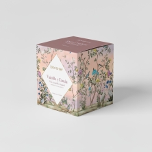 BIOCENTER Vela natural de cera de soja - VAINILLA Y CANELA, calidez y bienestar - 200 g (40 horas)