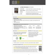 KOLOREKO Tinte natural CASTAÑO PROFUNDO de aplicación única – Coloración 100% vegetal y ecológica