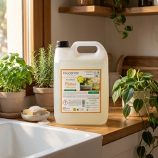 BIOCENTER Lavavajillas liquido a mano ecológico - Limón, Menta, Eucalipto - formato maxi ahorro 5 Kg