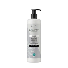 Champú natural hidratante y nutritivo Biocenter para cabello seco y dañado con aloe vera, lino y jojoba 500 ml