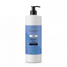 Champú natural purificante Biocenter para cabello graso o con caspa con romero, salvia y aloe vera 1000 ml