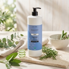 Champú natural purificante Biocenter para cabello graso o con caspa con romero, salvia y aloe vera 1000 ml