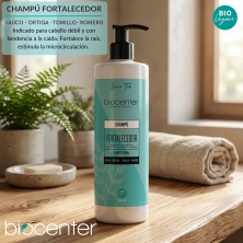 Champú natural fortalecedor BioCenter anticaída cabello débil - 500 ml