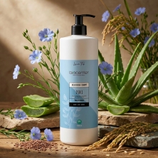 Gel de ducha y champú natural 2 en 1 BioCenter - para toda la familia - ecológico 1000 ml