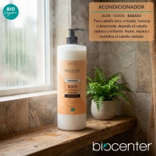 Acondicionador natural nutritivo Biocenter cabello seco y crespo 1000 ml