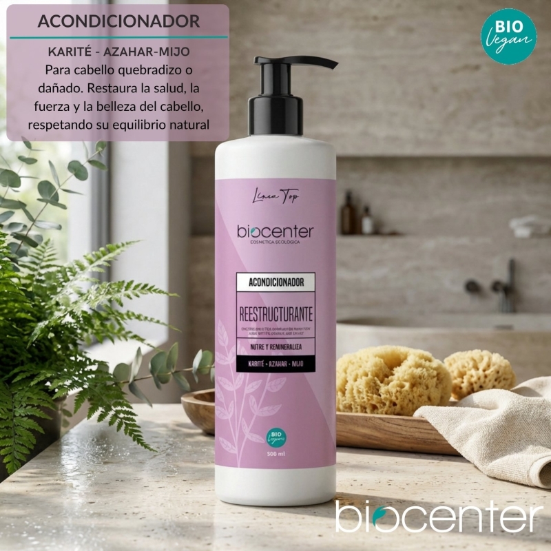 Acondicionador natural reestructurante Biocenter cabello dañado 500 ml