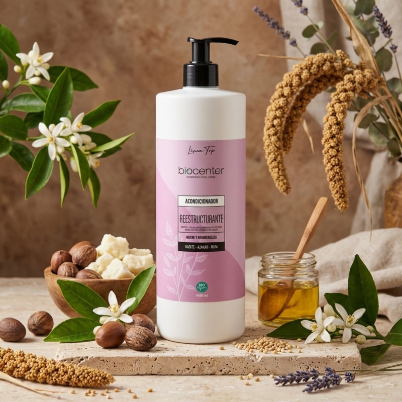 Acondicionador natural reestructurante Biocenter cabello dañado 1000 ml