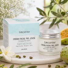 Crema facial piel joven Biocenter hidratante para piel sensible y acné