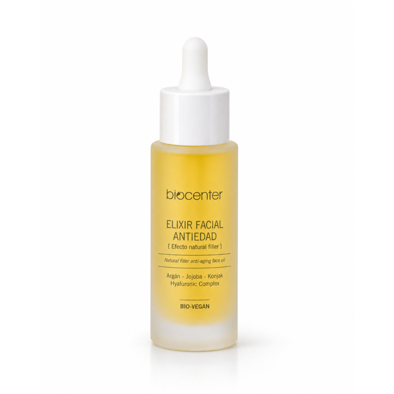 Elixir facial antiedad Biocenter ácido hialurónico efecto inmediato - suaviza visiblemente las arrugas
