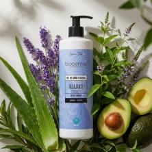 Gel de baño y ducha natural relajante Biocenter Lavanda - piel sensible - ecológico 500 ml