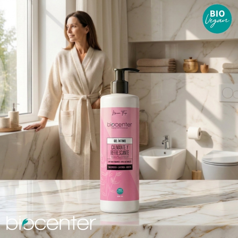 Gel íntimo natural calmante y refrescante Biocenter 500 ml ecológico