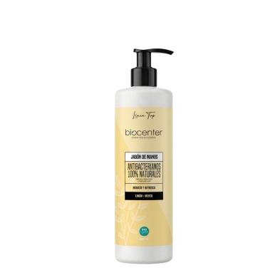 jabón de manos natural biocenter limón menta ecológico 500 ml