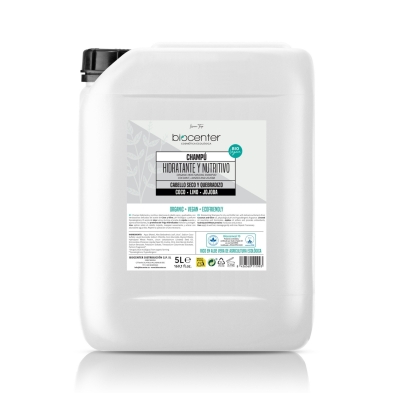 champú natural hidratante Biocenter recarga ahorro 5 litros cabello seco ecológico