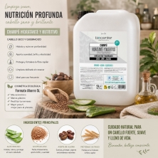 Champú Natural Hidratante y Nutritivo Biocenter Recarga Ahorro 5 litros – Cabello seco y dañado – ecológico