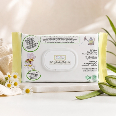 Toallitas ecológicas Baby Anthyllis para bebé con Aloe vera y Manzanilla