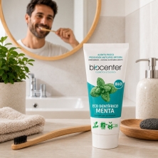 Pasta de Dientes Natural de Menta Biocenter – Dentífrico Ecológico Sin Flúor para un Aliento Fresco y Encías Cuidadas