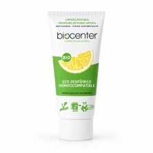 Pasta de dientes natural homeocompatible de limón Biocenter sin flúor y ecológica