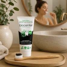 Pasta de Dientes Natural Blanqueadora de Carbón Activado y Anís Biocenter – Dentífrico Ecológico Sin Flúor
