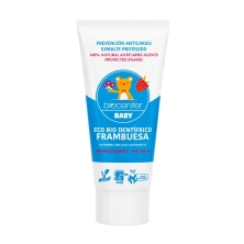 Pasta de dientes natural para niños de frambuesa Biocenter sin flúor ecológica y vegana