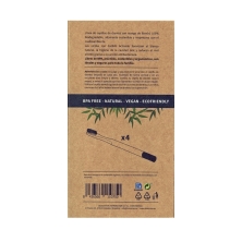 Cepillos de Dientes de Bambú para Niños con Carbón Activado Biocenter - Pack 4 unidades