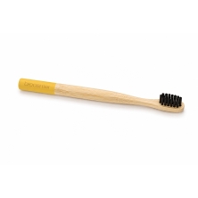 Cepillo de Dientes de Bambú para Niños - AMARILLO - con Carbón Activado Biocenter