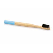 Cepillo de Dientes de Bambú para Niños - AZUL CLARO - con Carbón Activado Biocenter