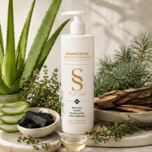 BY SOL SANTOS Champú detox hidratante - Champú natural sin perfume - 500 ml