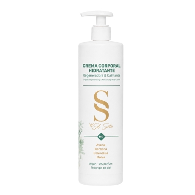 BY SOL SANTOS Crema corporal hidratante sin perfume - 500 ml