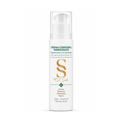 BY SOL SANTOS Crema corporal hidratante sin perfume - formato de viaje 100 ml