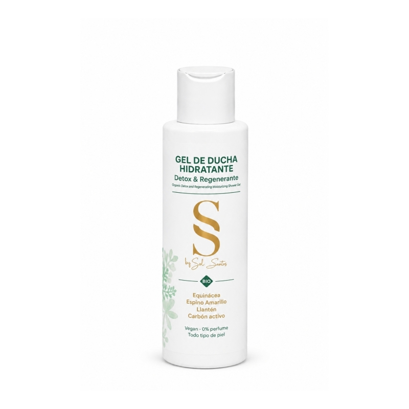 BY SOL SANTOS Gel de ducha detox sin perfume - formato de viaje 100 ml