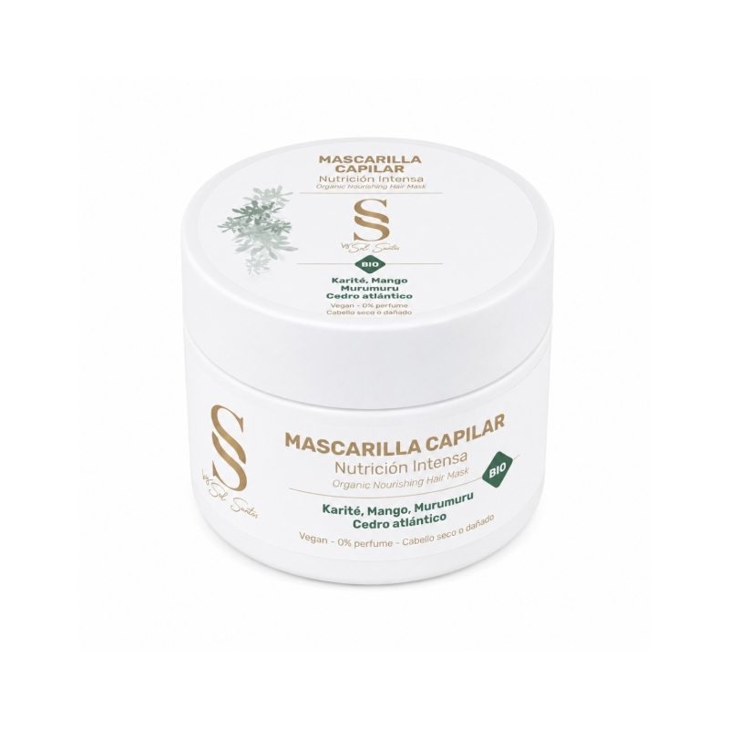 BY SOL SANTOS Mascarilla capilar nutritiva natural sin perfume - 200 ml