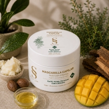 BY SOL SANTOS Mascarilla capilar nutritiva natural sin perfume - 200 ml