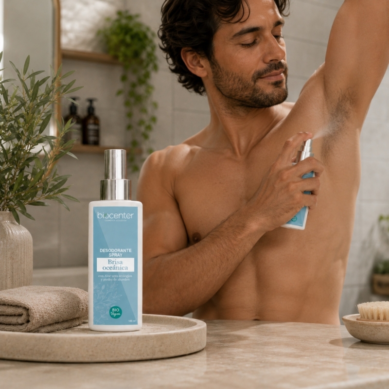 Desodorante Natural Spray Brisa Oceánica Biocenter 100 ml – Frescor Duradero para Piel Sensible