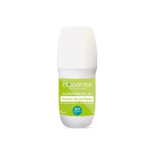 Desodorante Natural Roll-On Neutro Sin Perfume Biocenter 75 ml con Aloe Vera ecológico y Piedra de Alumbre para piel sensible