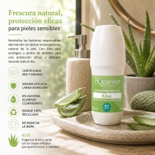 Desodorante Natural Roll-on Aloe Biocenter 75 ml – Frescor Natural para Piel Sensible