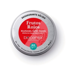 Desodorante Sólido Natural Frutos Rojos Biocenter 50 ml – BIO y Vegano – Perfume 100% natural